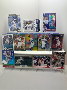 Mookie Betts Lot of 12 w/ 3 new 2026 Topps cards (2 inserts)
